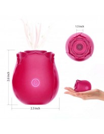 Original the Rose Toy  for Women,  Mini Small Rose Sex Toy with 7 Sucking & 7 Vibration Modes, Flower Rose Vibrator for Her, Waterproof Adult Sexual Toy for Couples